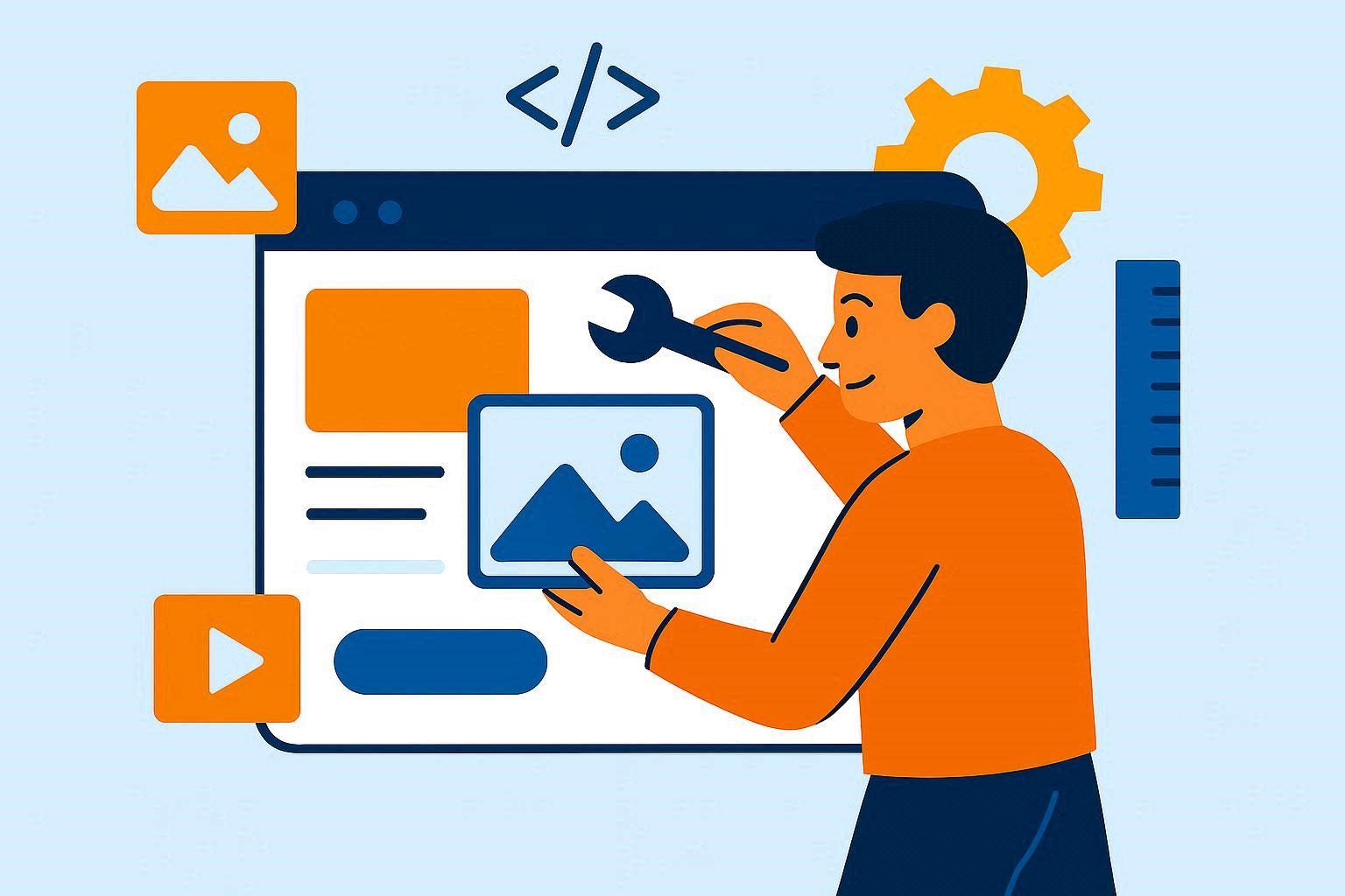 Modern website design